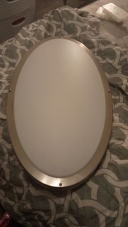 Oval Flush Mount Ceiling Light Fixture