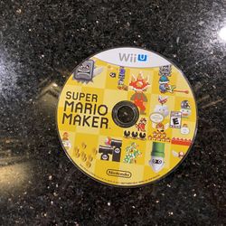 Super Mario Maker Game Disc Only on the Wii U