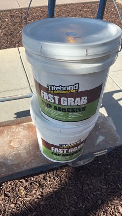 2 -3-1/2 gloms FRP glue the best stick for fire reating playwood. Drywall, regular plywood, durock and more new