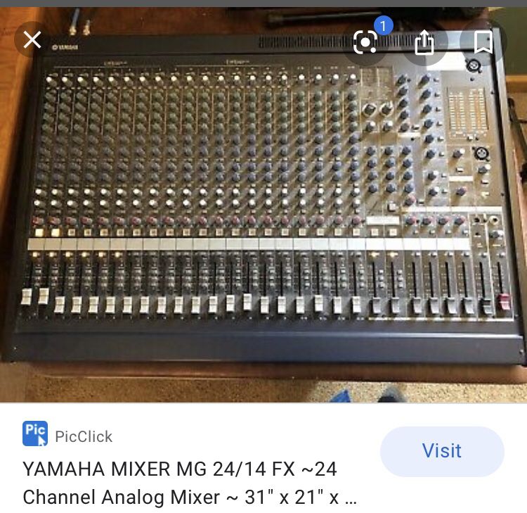 Yamaha Analog Mixer 24 Channels