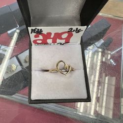 JA Gold Heart Ring