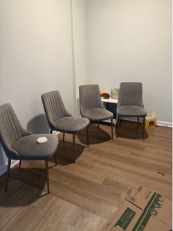 Modern Gray Dining Chairs
