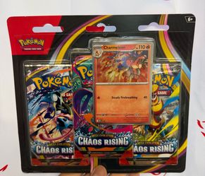 Pokemon TCG Chaos Rising 3-pack Blister w/ promo