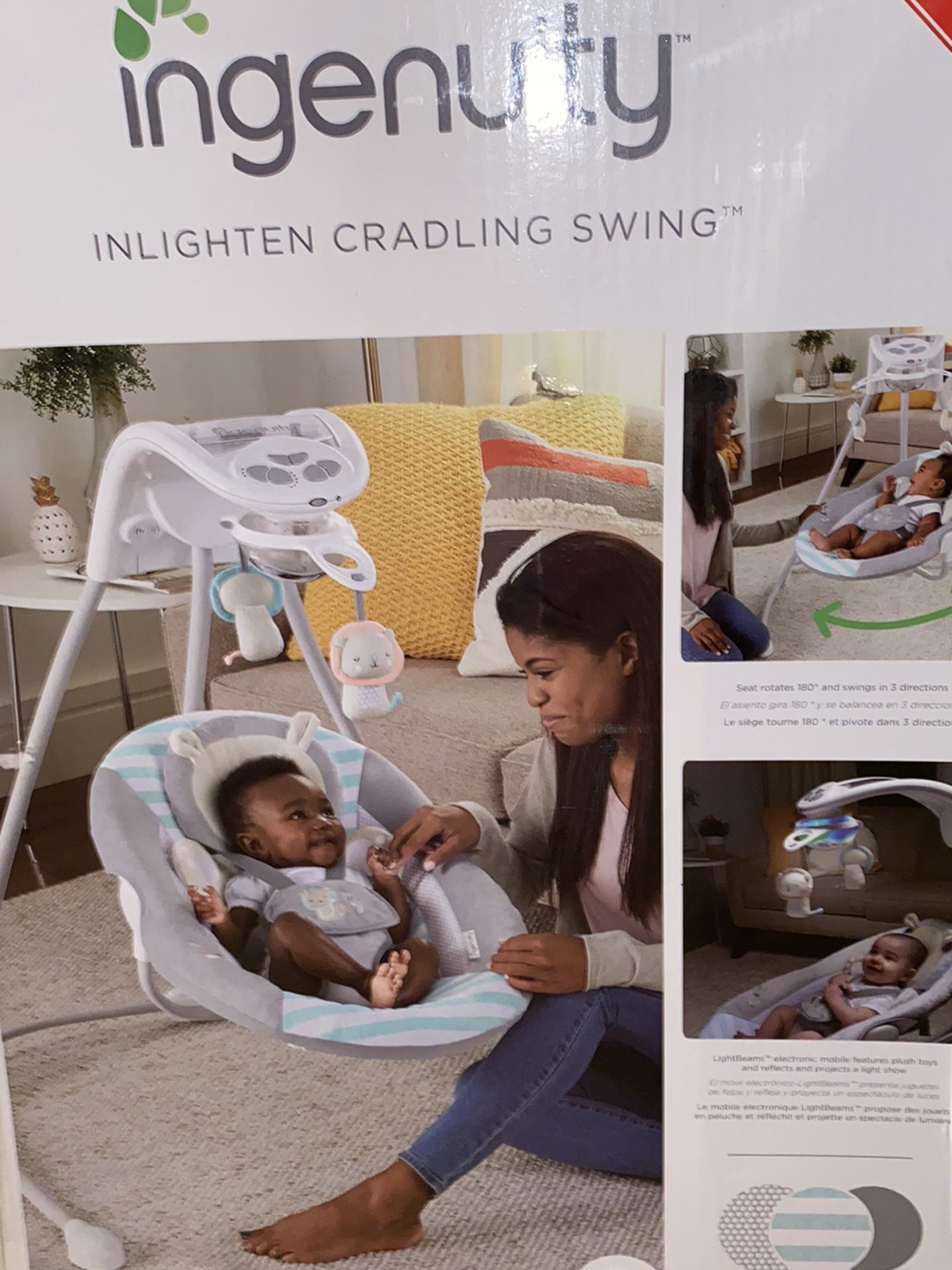 Ingenuity Inlighten Cradling Swing