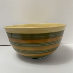 Certified International Extra Large Pottery Mixing Bowl