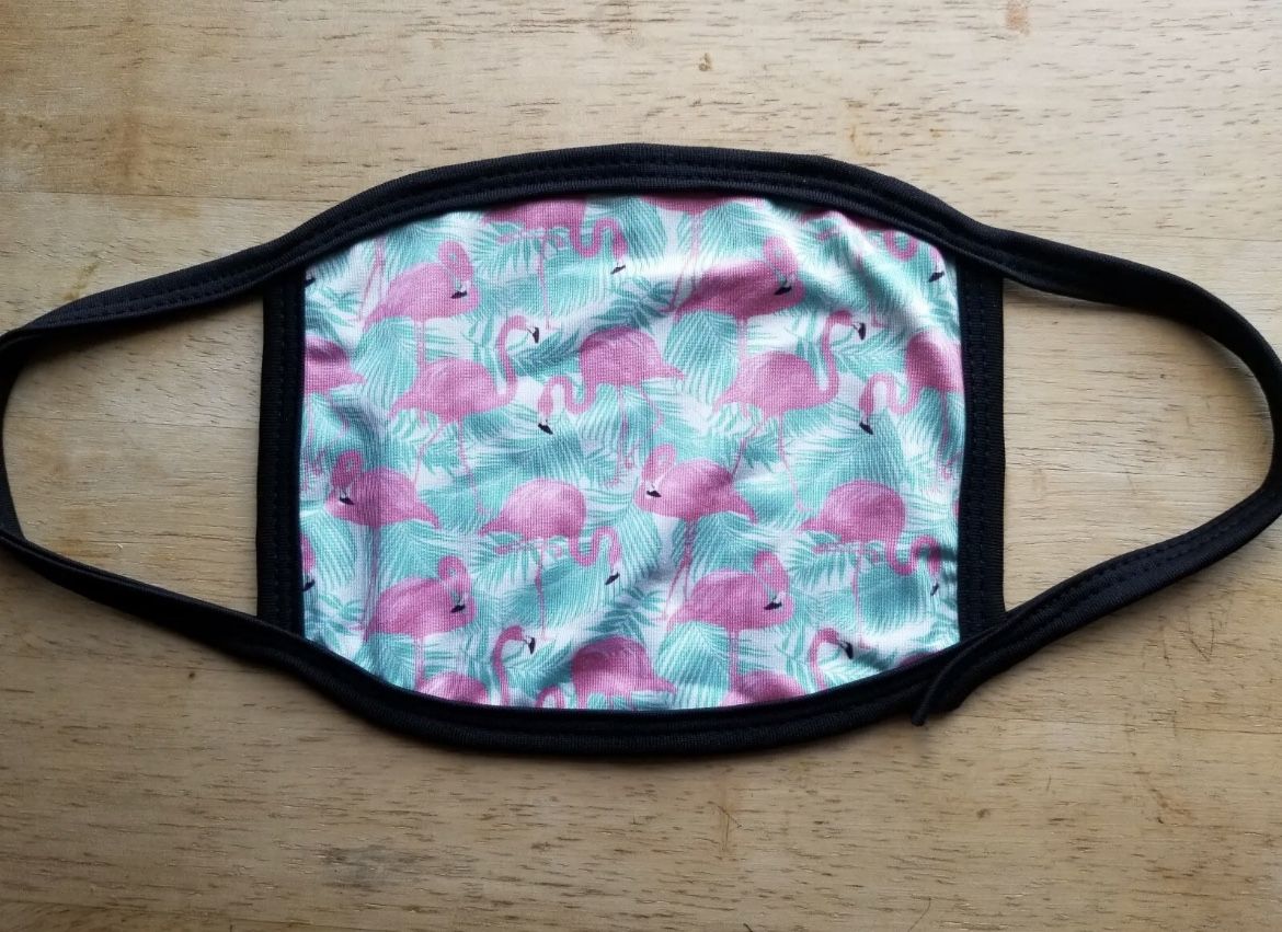 500 Flamingo Cloth Face Masks - Adult Size