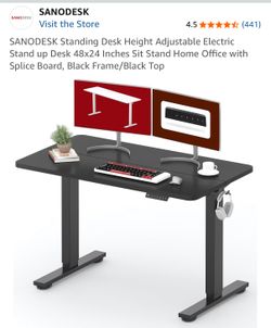 (New In Box) Standing Desk. Height Adjustable