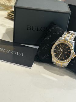 Bulova Men's Marine Star Chronograph Two-Tone Watch