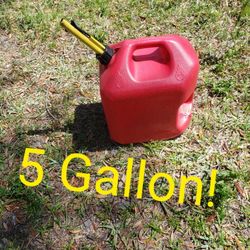 Gas Can Jug 5 Gallon