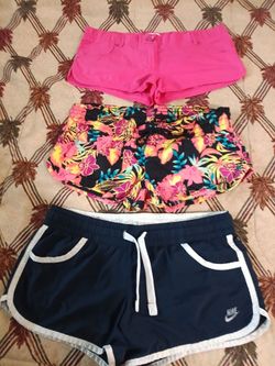 Nike , Hurley and Kira shorts set