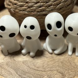 Princess Mononoke Forest Spirits - Glow In the Dark