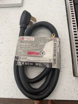 Utilitech RANGE cord cable para estufa 6 ft NEW 8/2 gauge 50 amp