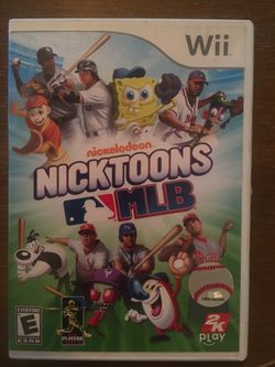 Nintendo Wii Nickelodeon nicktoons mlb