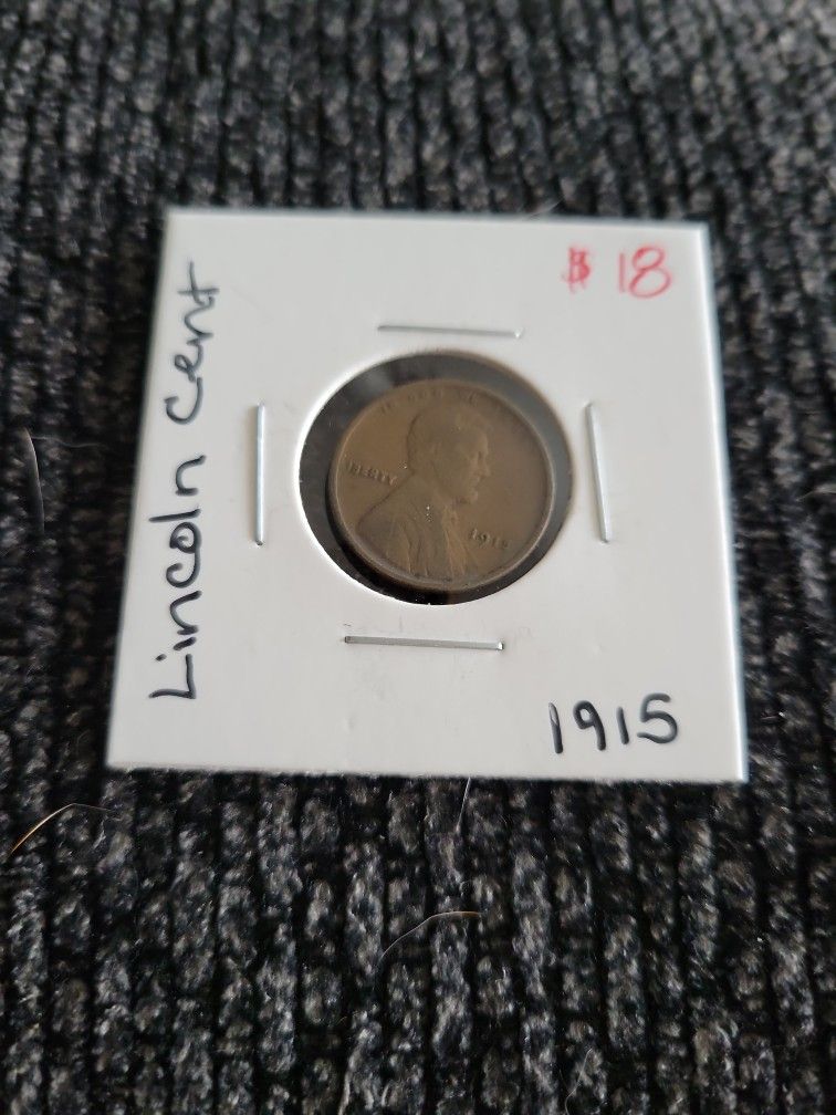 1915 Lincoln Wheat Cent 