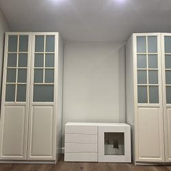 two China Cabinets and a TV console