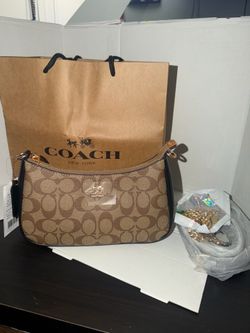 Coach purse brown