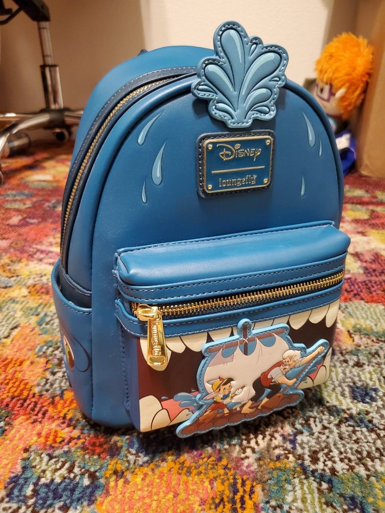 Loungefly Disney Pinocchio Monstro Mini Backpack
