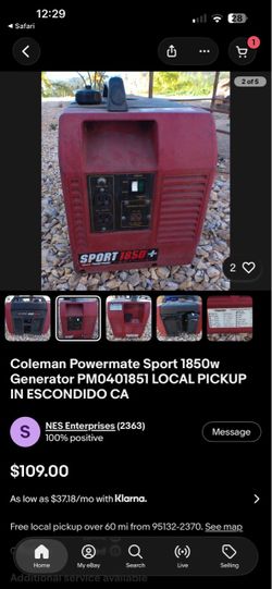 Generator and air compressor