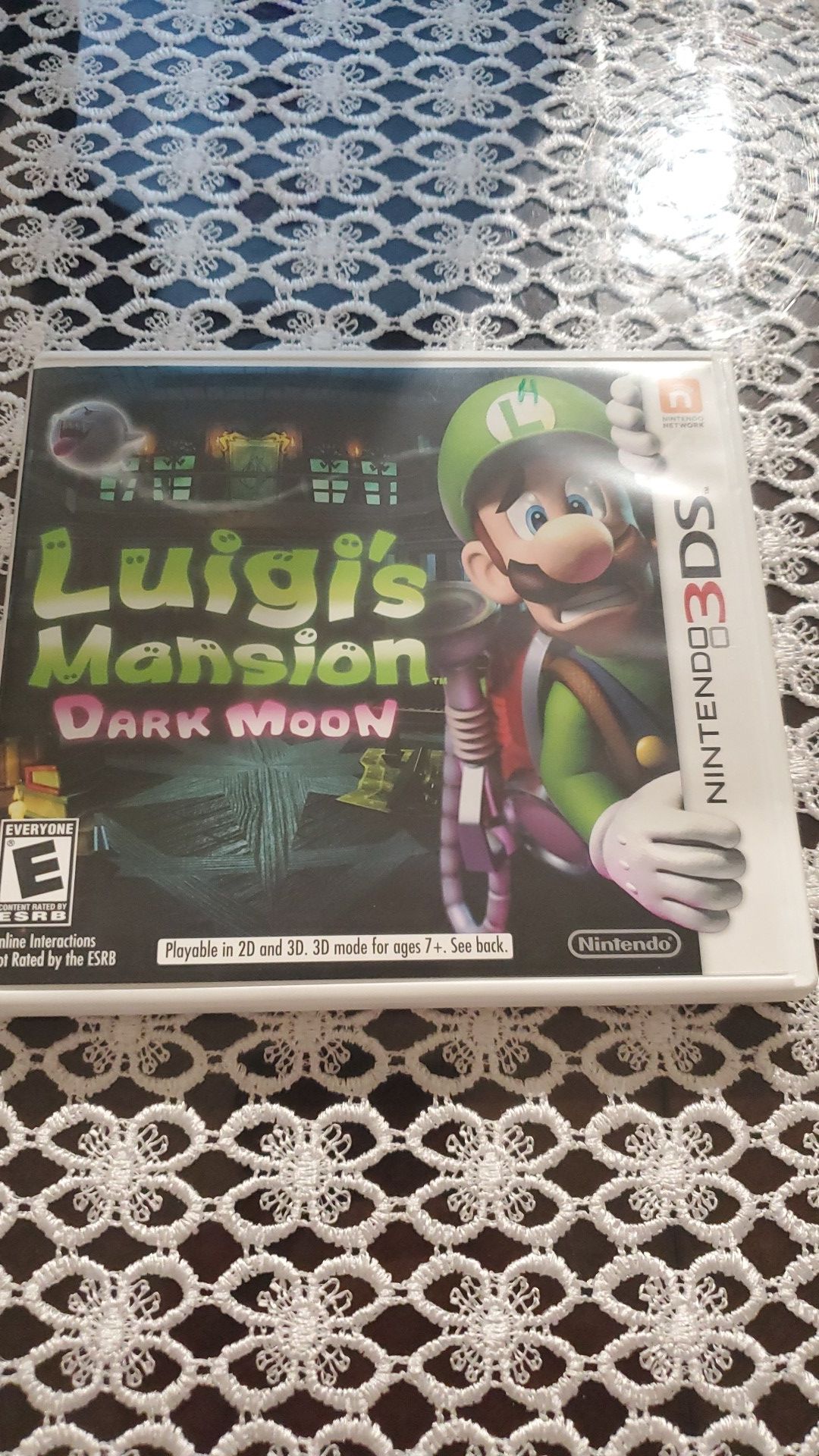 Luigi mansion Dark moon for nintendk 3ds