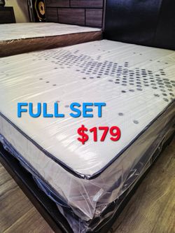 BRAND NEW !! FULL SIZE  $179 // MATTRESS AND BOX SPRING