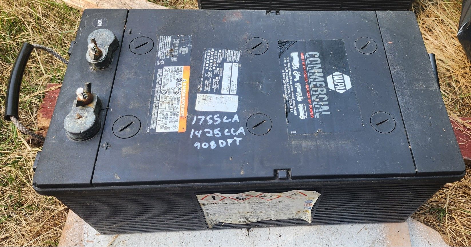 Napa Commercial 8d Battery 908dft 1425cca