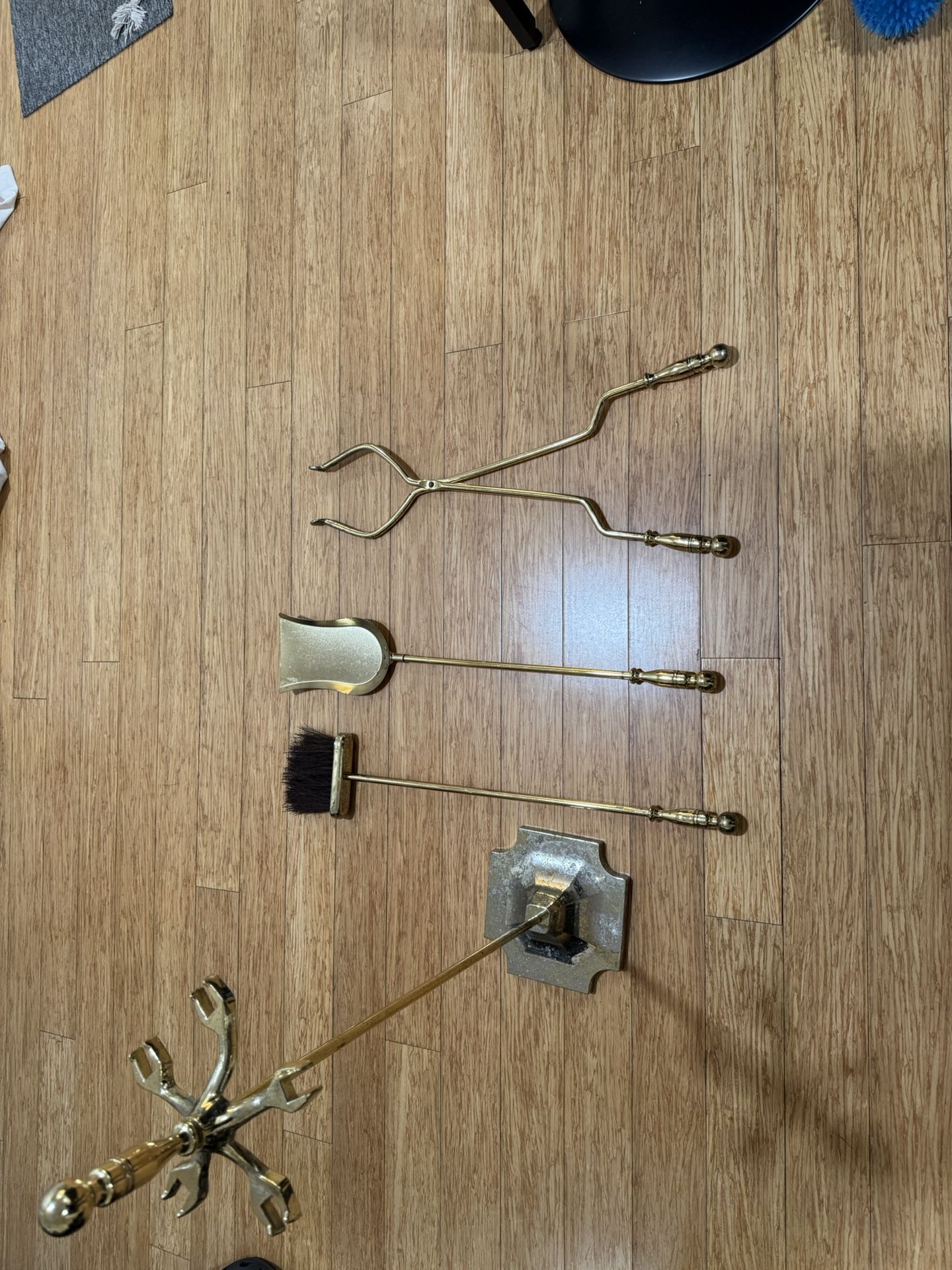 Gold Fireplace/Firepit Accessory Kit
