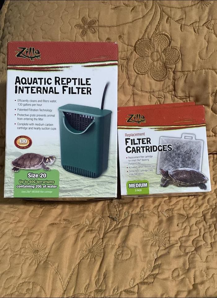 Zilla Aquatic Reptile internal Filter