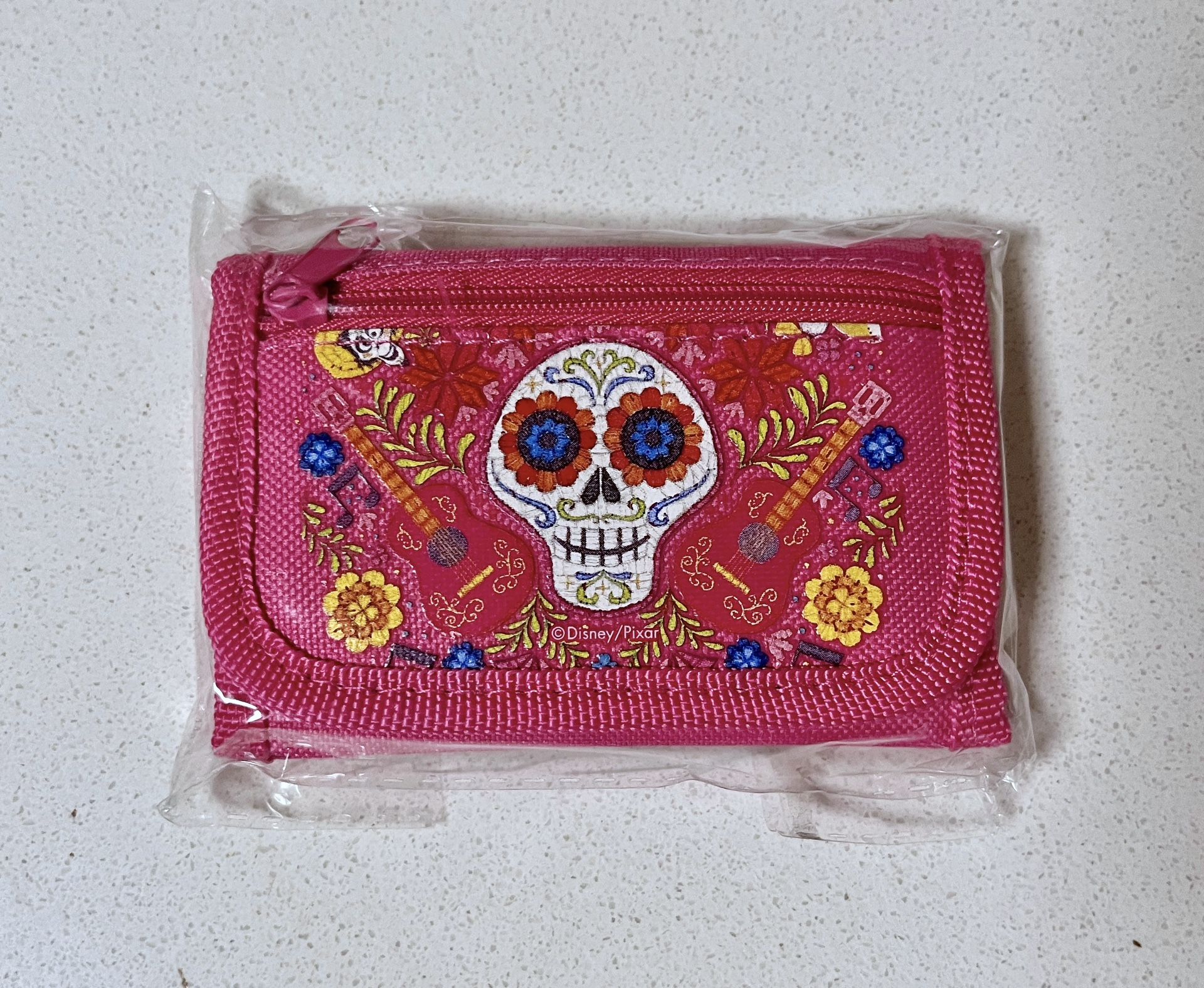 Disney Pixar Pink Coco Trifold Wallet
