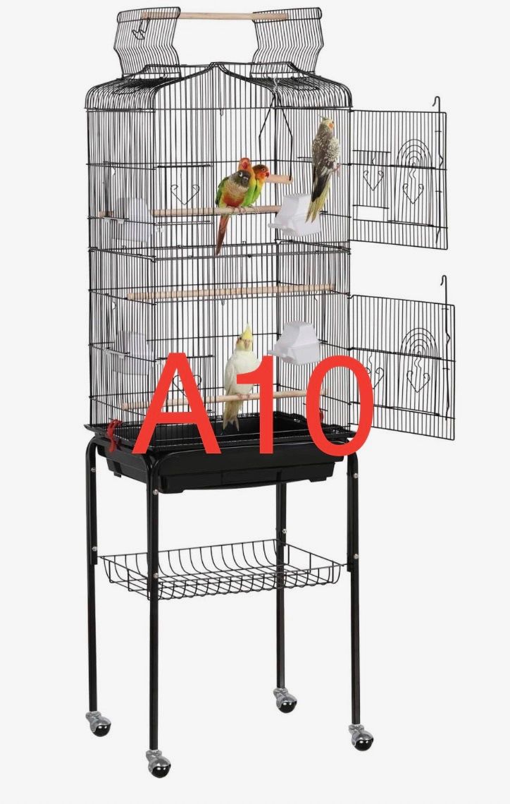 64-inch Play Open Top Medium Small Bird Cage 