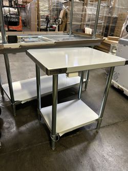 New Stainless Steel Work Tables Prep Tables NSF heavy Futy