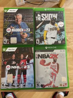 Xbox one mlb nfl nba nhl games