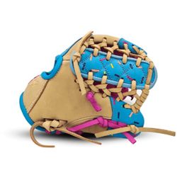 10.50″ Ice Cream Trapeze Net Web Bone Blue-Pink Glove