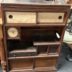 Unique Vintage Japanese Cabinet with hidden compartments.
