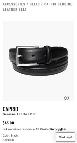 Carpio Leather Belt