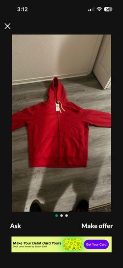 Red Polo Sweatshirt 