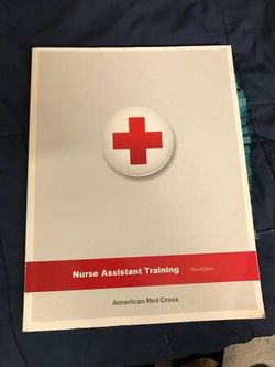 Nurse assistant training books (Red Cross)
