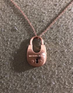 Gold Michael Kors Necklace 