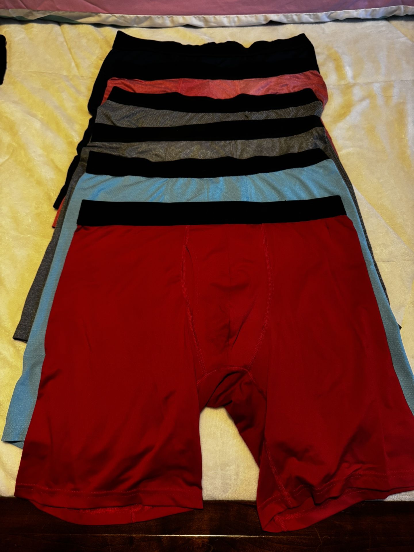 6 XL Athletic Boxer Briefs Extra Long