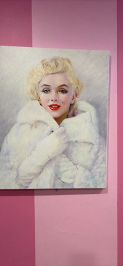 Marilyn Monroe canvas frame