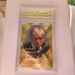 Donald Trump Mug Shot Card