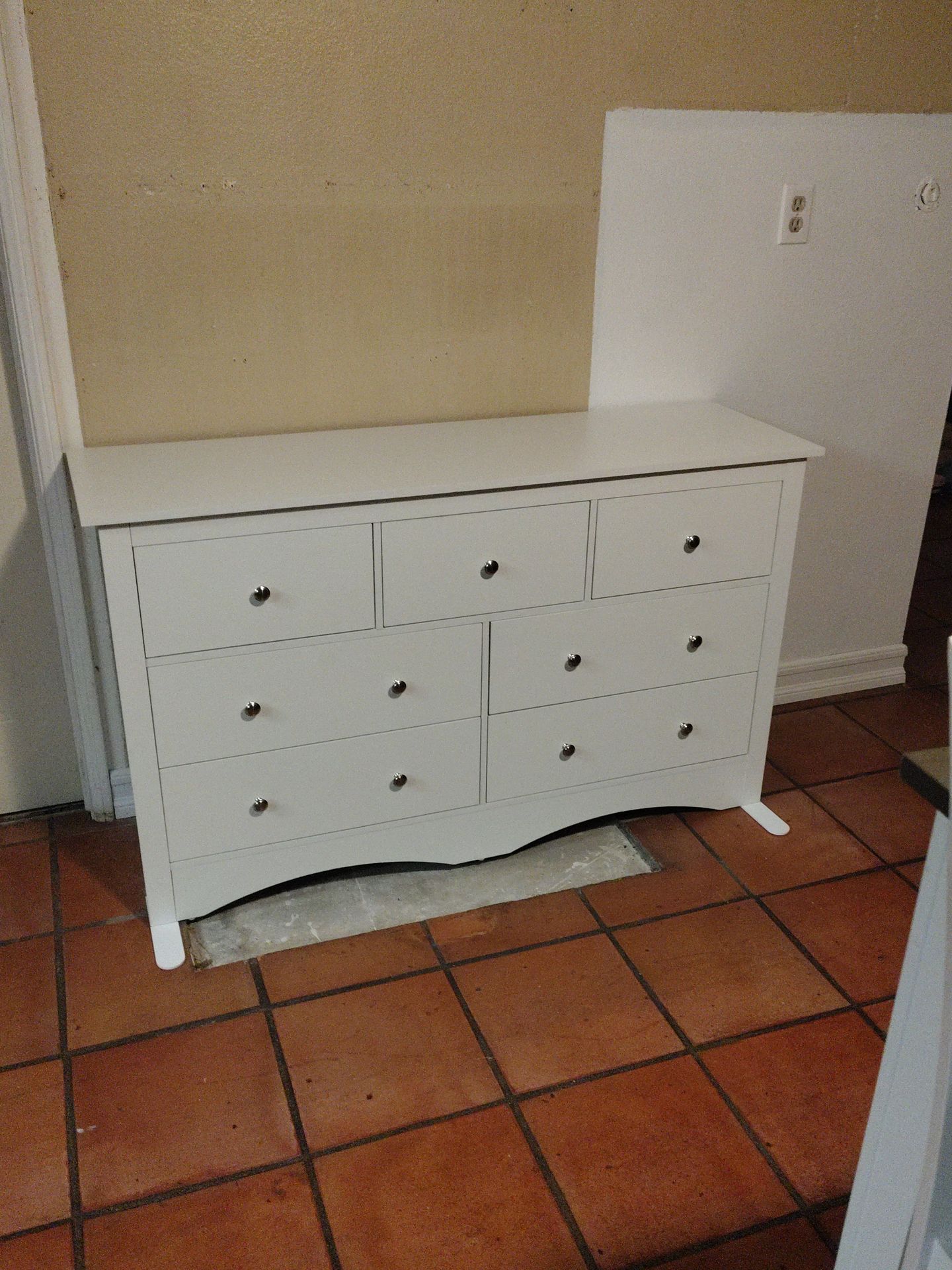 White dresser