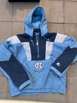 Vintage Starter UNC Tar Heels Half-Zip Pullover Carolina  Jacket