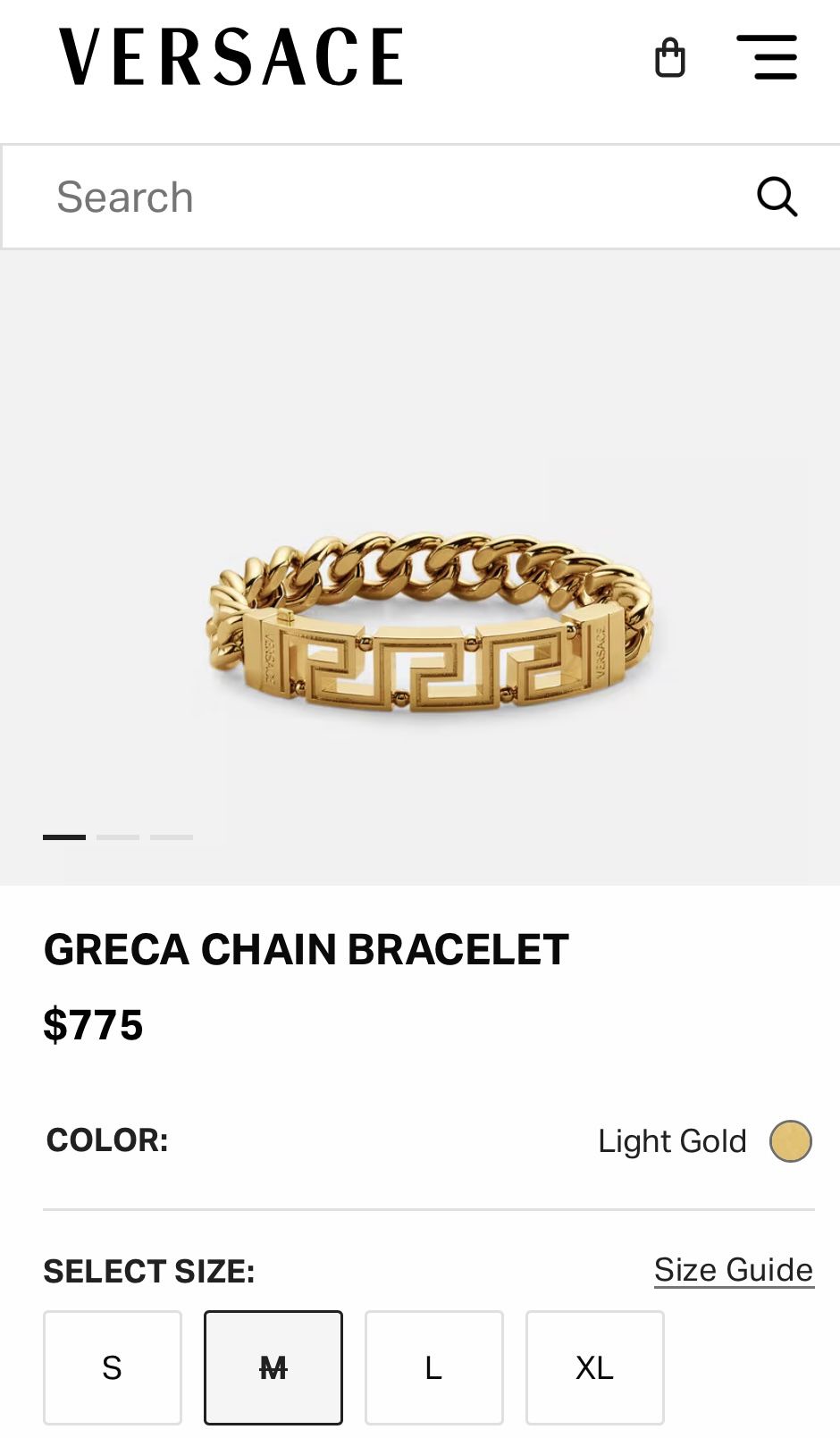 Versace Men’s Bracelet 