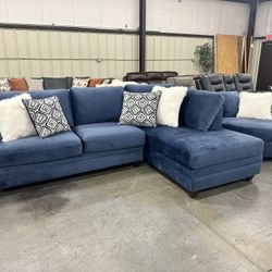 Blue Sectional