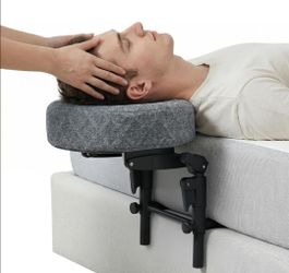 Massage Headrest for Bed, Massage Face Cradle Adjustable 18" Height Massage Head Holder Sleeping Mattress Comfortable Face Down Pillow Retails $132