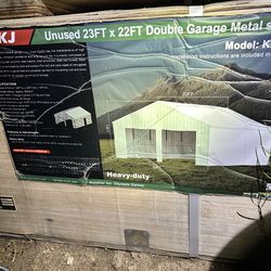 Steel medal 2car garage