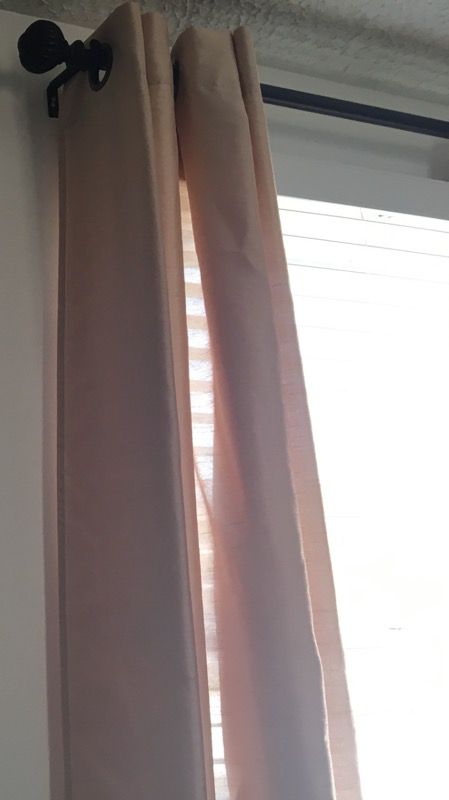 3 window Curtain Rods