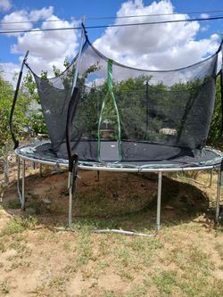 Trampoline, can try to negotiate