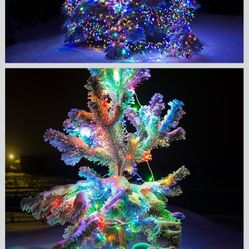 Indoor/outdoor Twinkle Music Christmas Lights Multicolored 