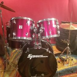 Drum Set 5pc Complete Set 